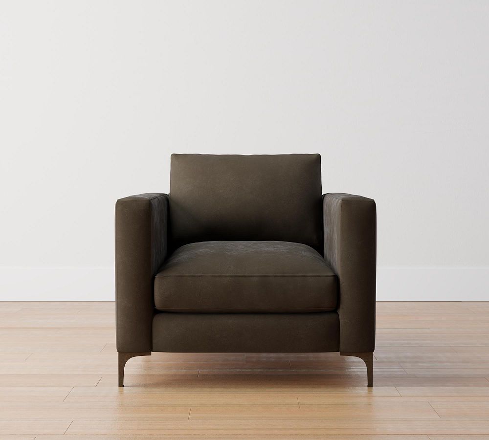 Jake Leather Armchair | Pottery Barn