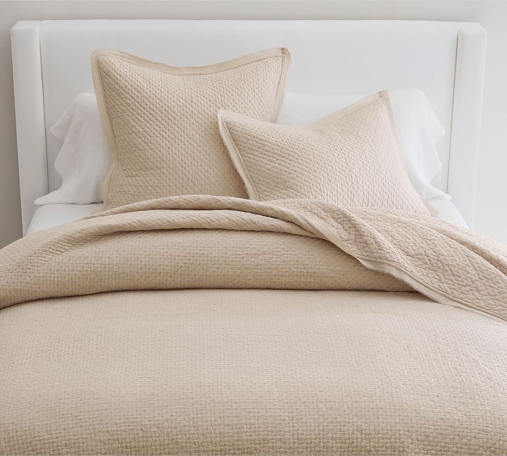 Melange Handcrafted Cotton Quilted Sham | Pottery Barn