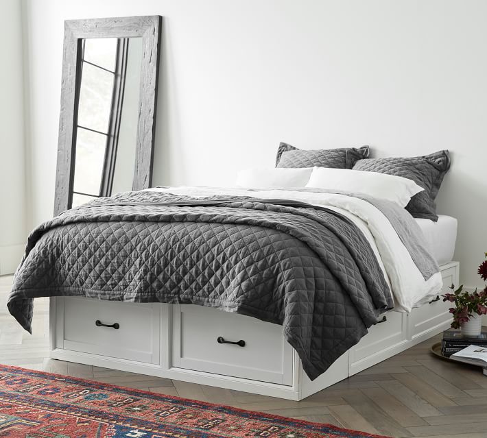 Platform Bed Wood Bed Frame with Storage Drawers - On Sale - Bed Bath &  Beyond - 37496923