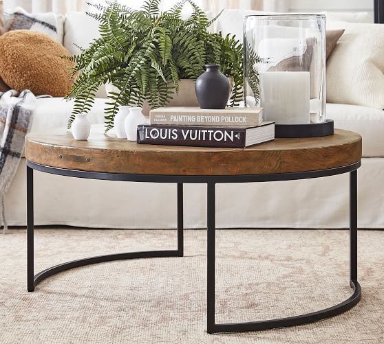 Malcolm Round Nesting Coffee Tables | Pottery Barn