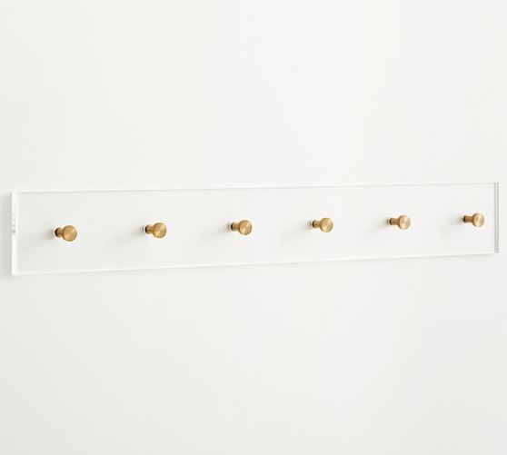 Acrylic Row Of Hooks Pottery Barn