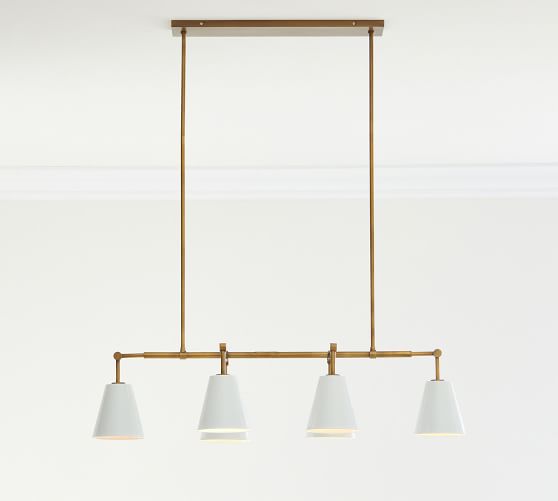 Elijah Metal Linear Chandelier | Pottery Barn