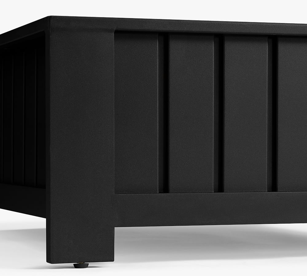 Malibu Metal Square Fire Pit Table Pottery Barn