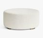 Universal Upholstered Round Ottoman | Pottery Barn