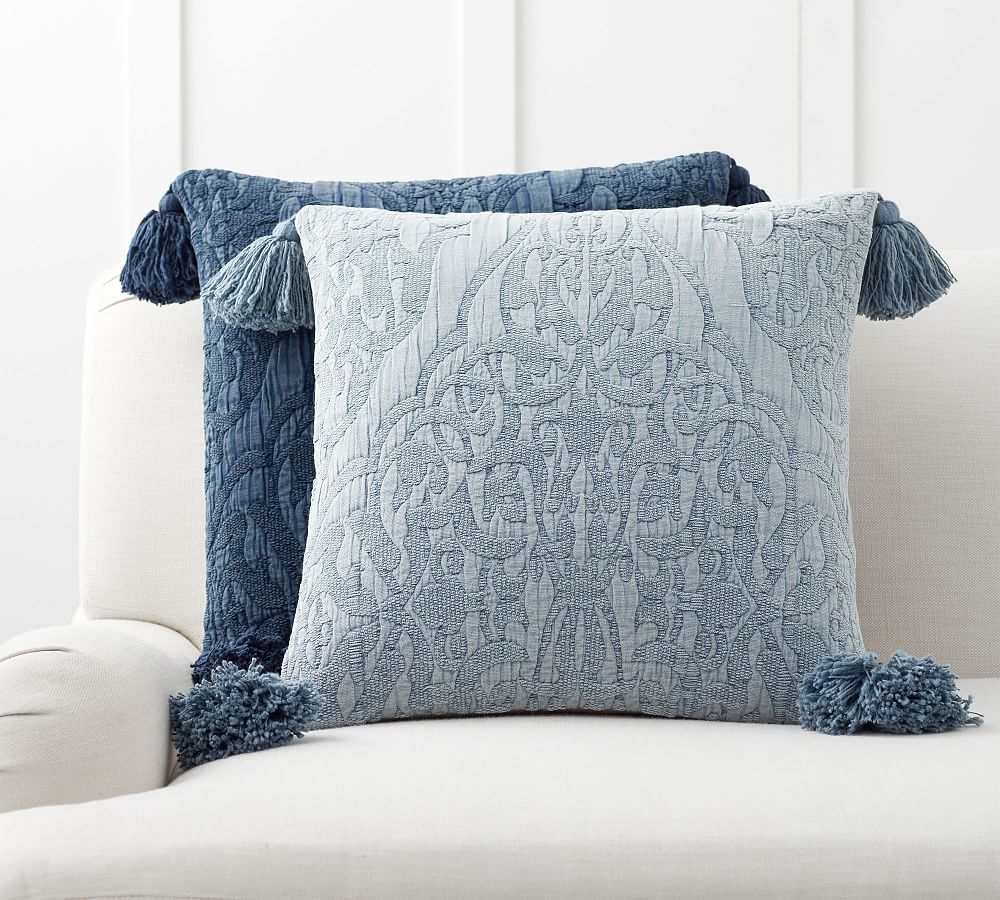 Aileen Jacquard Decorative Pillow Cover Pottery Barn