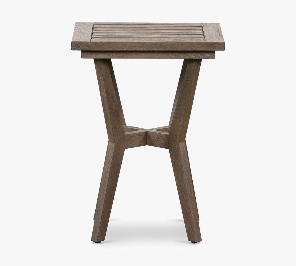 Raylan Teak Outdoor Square Outdoor End Table