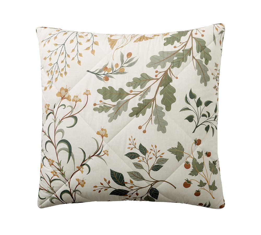 Autumn Botanical Percale Duvet Cover