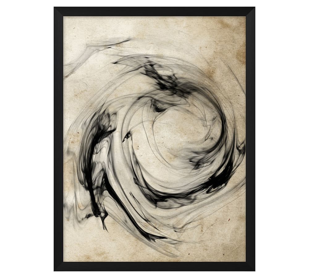 Smoke Swirl Framed Prints