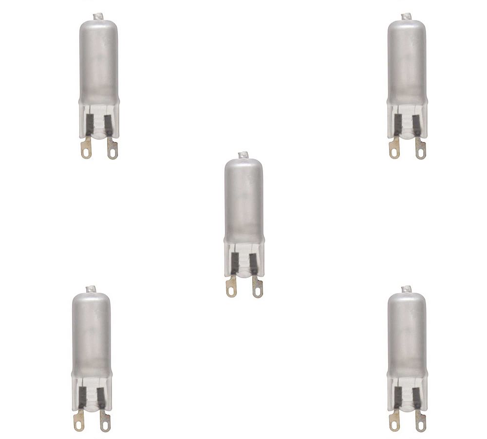 T4 Tube Frosted Halogen Bulb - Pack of 5