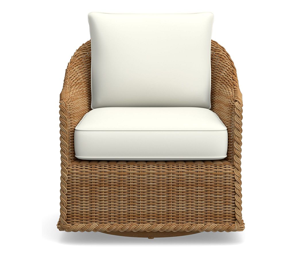 Westport Swivel Lounge Chair Cushion Slipcover Pottery Barn