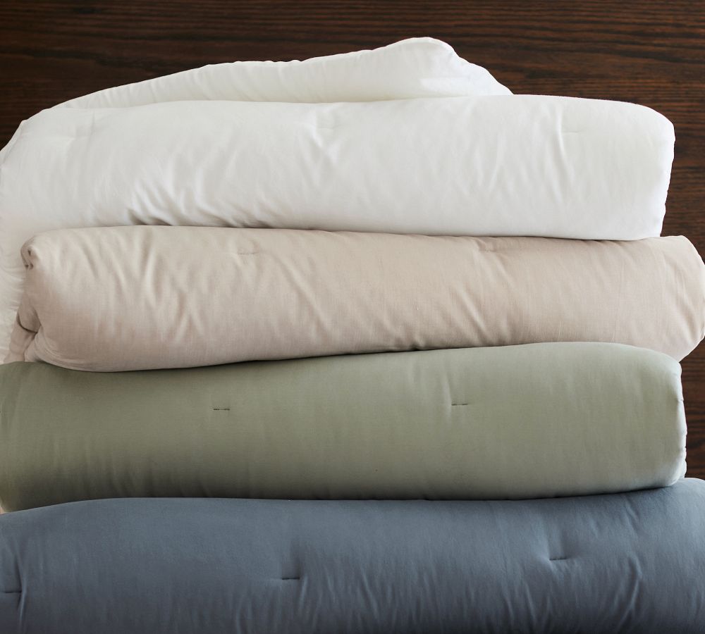 Dream Brushed Cotton Comforter Pottery Barn
