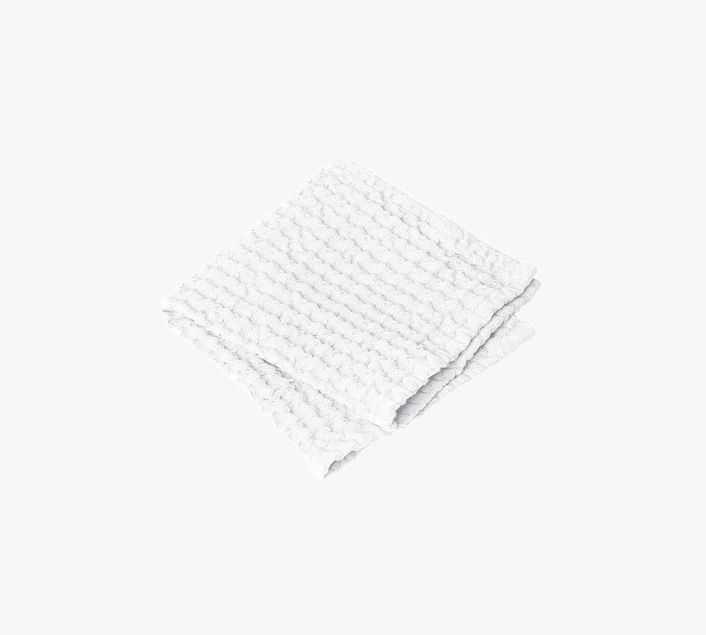 Caro Waffle Bathroom Washcloth Set of 2 - Microchip - Blomus