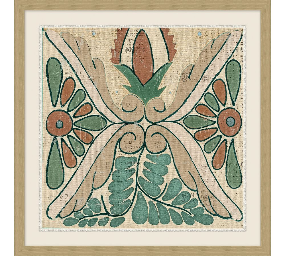 Bahia Tapestry Framed Print