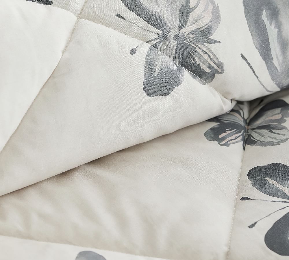 Butterfly Kisses Percale Comforter | Pottery Barn