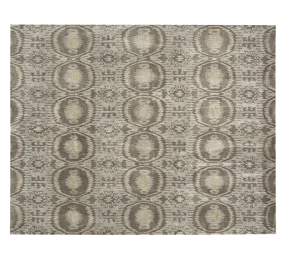 Neutral Saxon Tufted Persian Rug Pottery Barn