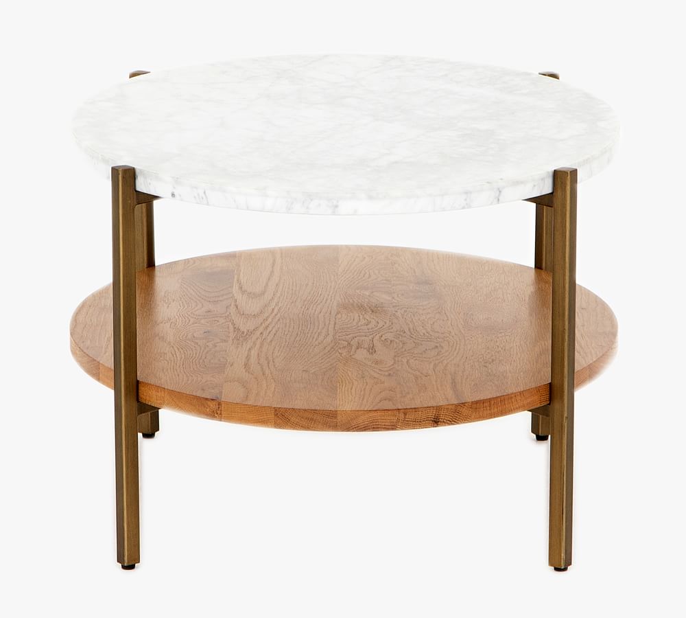 Modern Oval Marble Coffee Table Pottery Barn