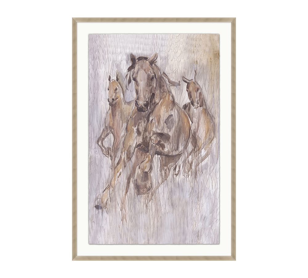 Wild Horse Study Painting by Lauren Herrera | Pottery Barn