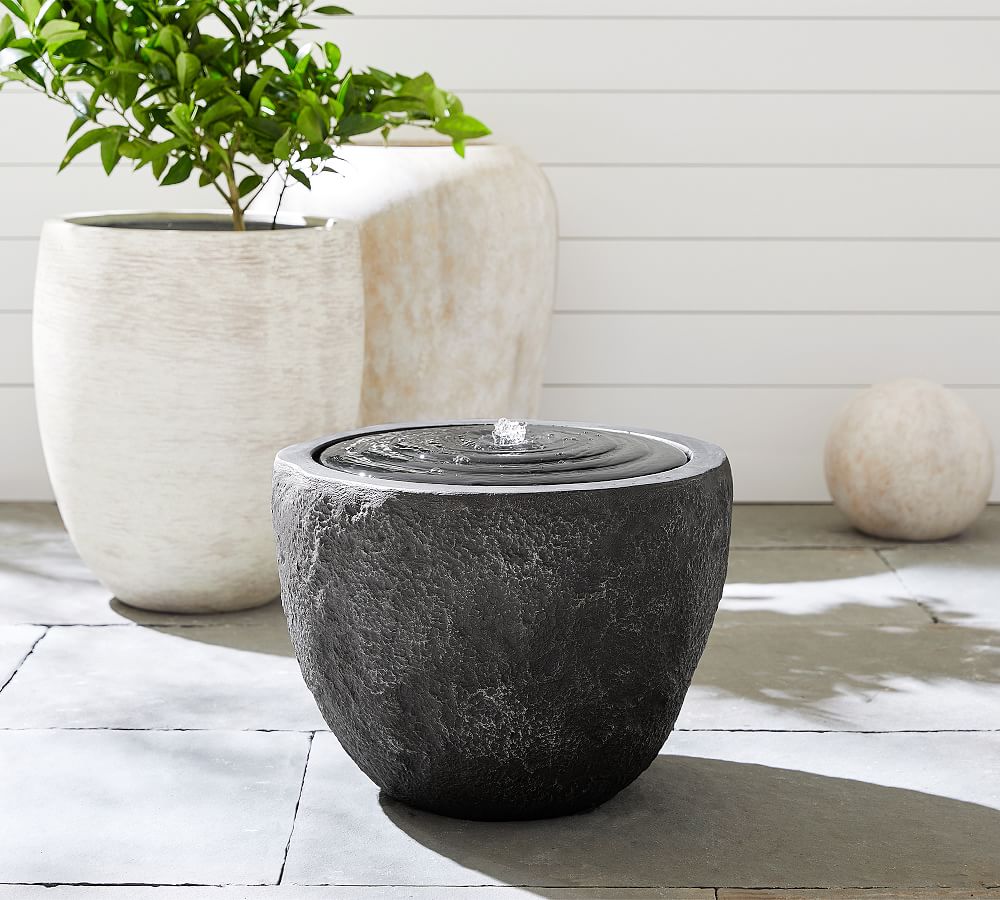 Black Stone Fountain | Pottery Barn