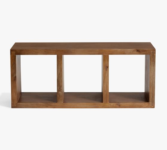 Reed Cubby Bench Pottery Barn