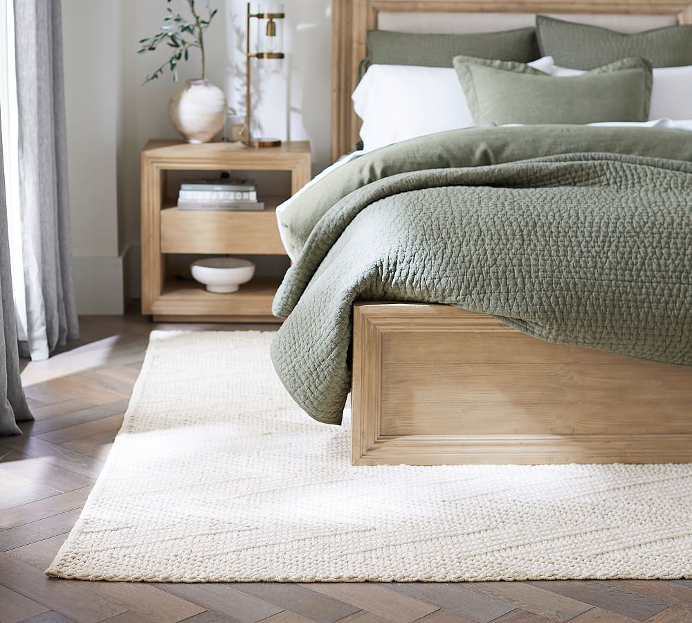 Zig Zag Textured Rug Pottery Barn