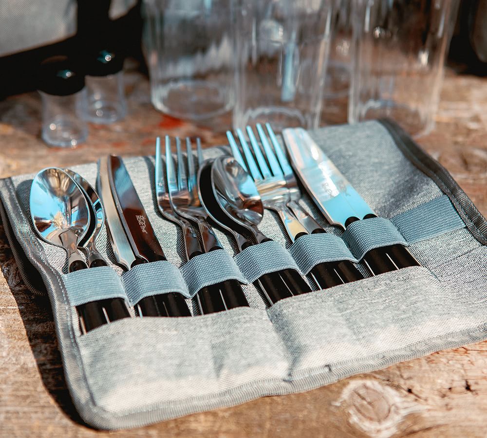 Frontier Picnic Backpack Set for 4 Pottery Barn