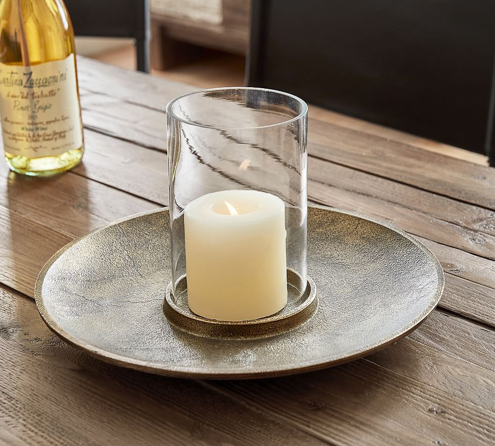 Brass Candle Hurricane | Pottery Barn