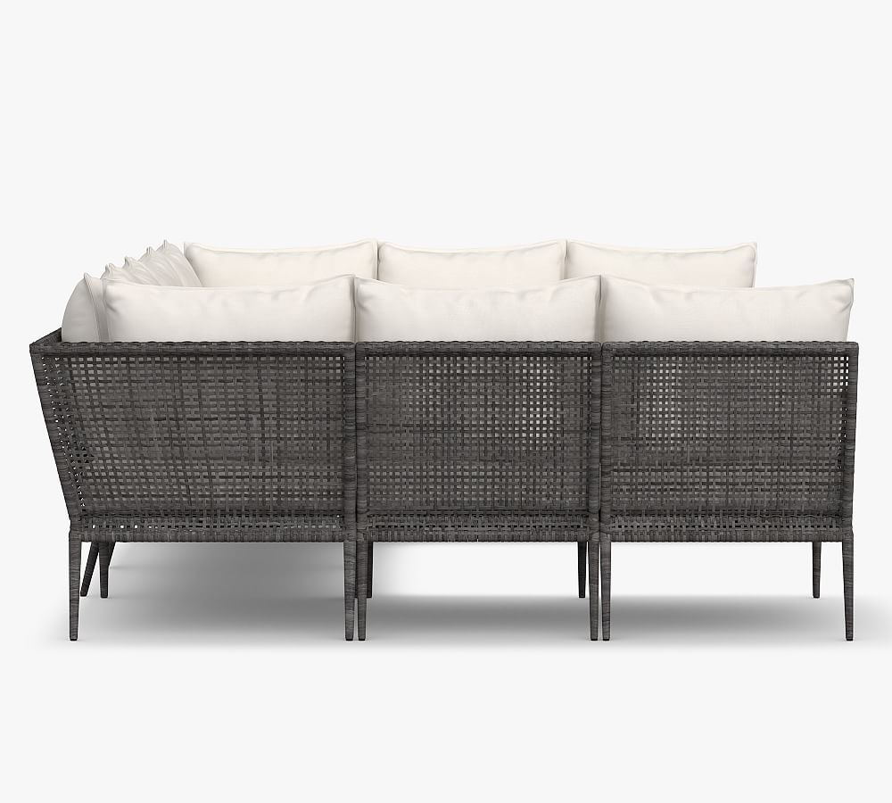 Cammeray Wicker U-Shaped 8-Piece Patio Outdoor Sectional