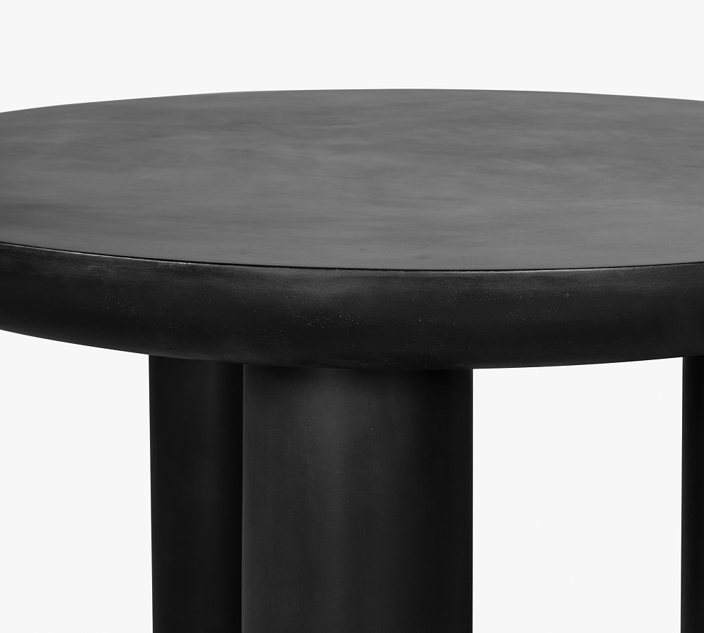 Pottery Barn Alina Round Concrete Outdoor Dining Table The Summit at