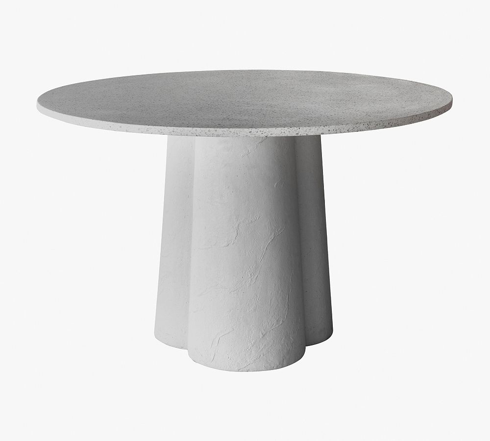 Alexi Round Concrete Outdoor Dining Table