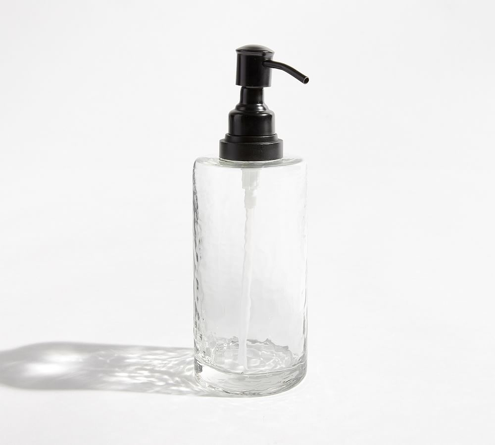 Hammered Glass Bathroom Accessories