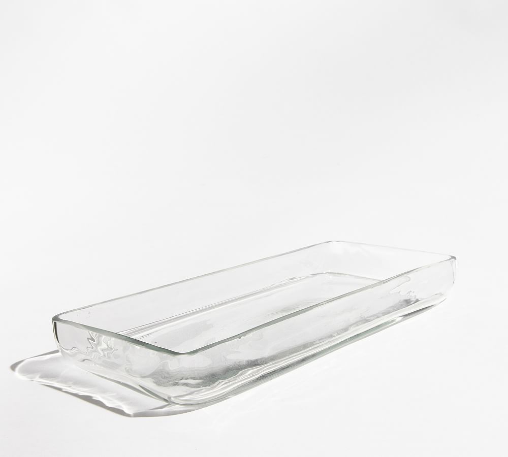 Hammered Glass Bathroom Accessories