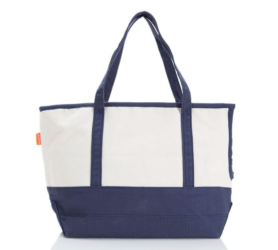 Navy Canvas Pet Carrier | Pottery Barn