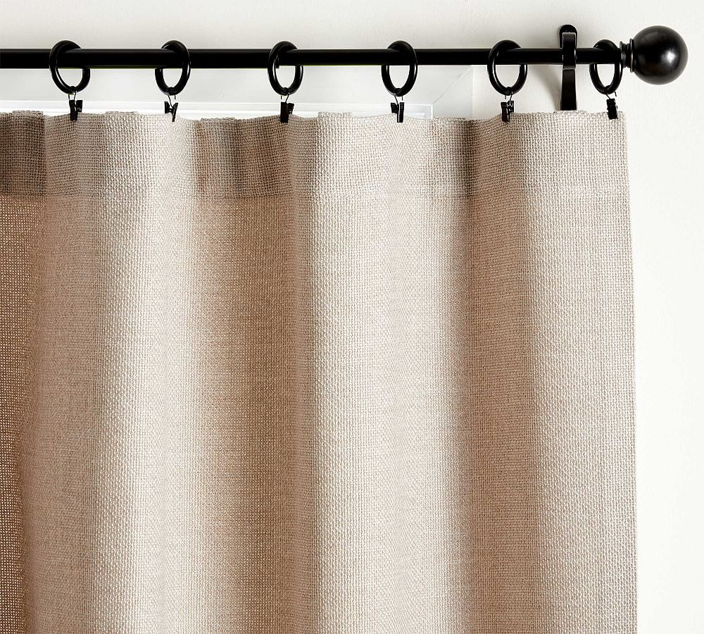 Chateau Basketweave Curtain Pottery Barn