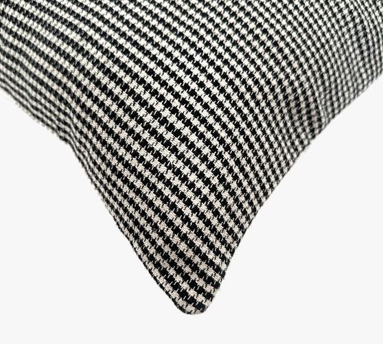 Darika Handwoven Houndstooth Throw Pillow Cover Pottery Barn