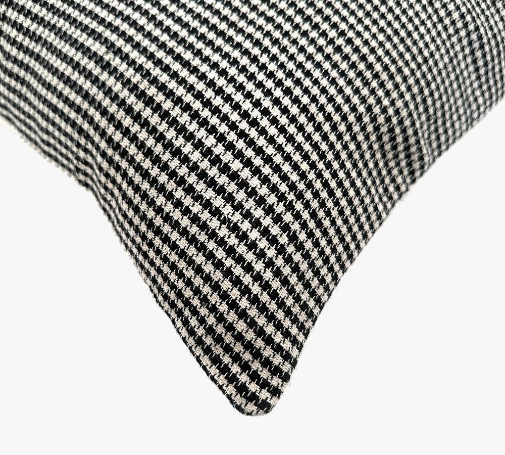 Darika Handwoven Houndstooth Throw Pillow Cover Pottery Barn