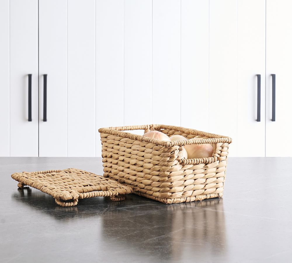 Savannah Handwoven Seagrass Basket Collection Pottery Barn