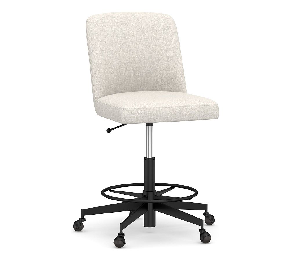 Layton Upholstered Swivel Drafting Chair