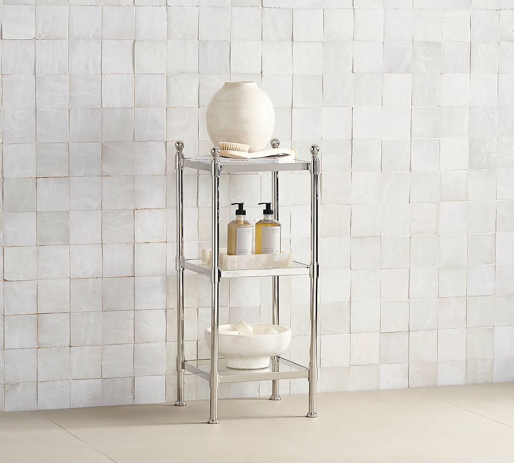 Metal Floor Storage Pottery Barn