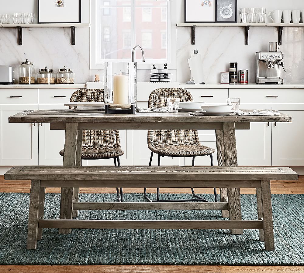 Pottery barn online martino dining table