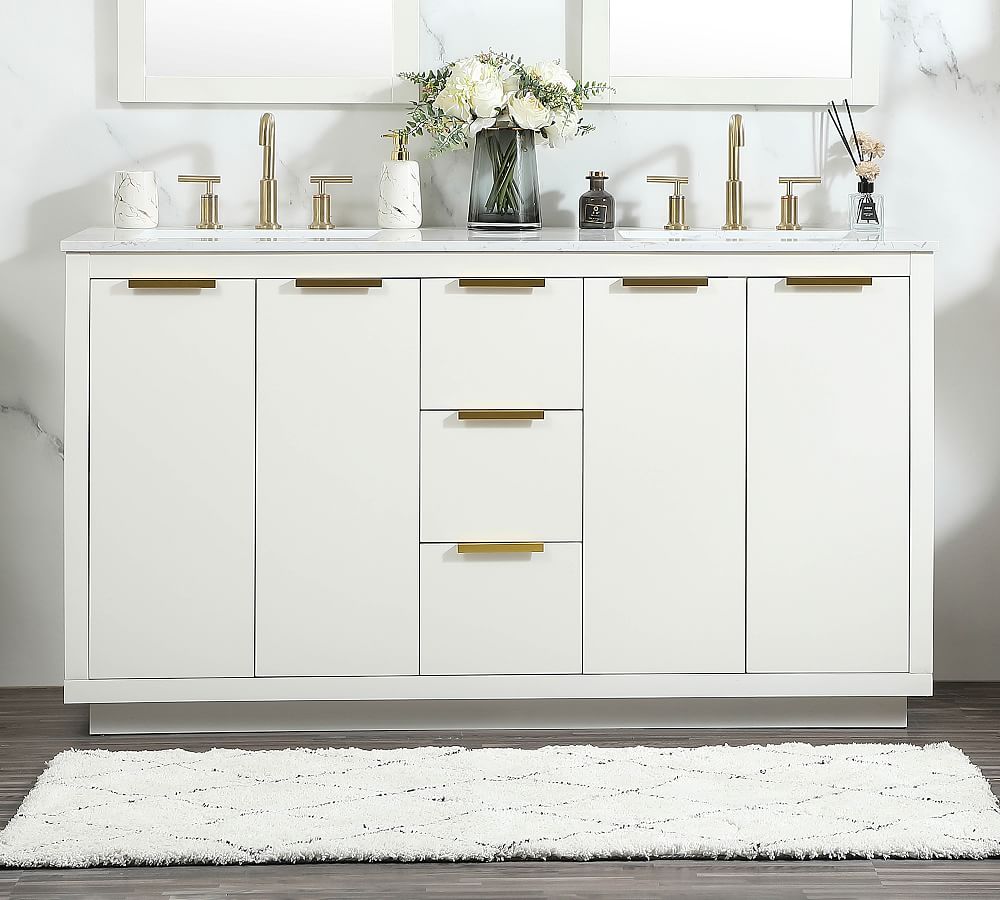 Blake 60" Double Sink Vanity  Pottery Barn