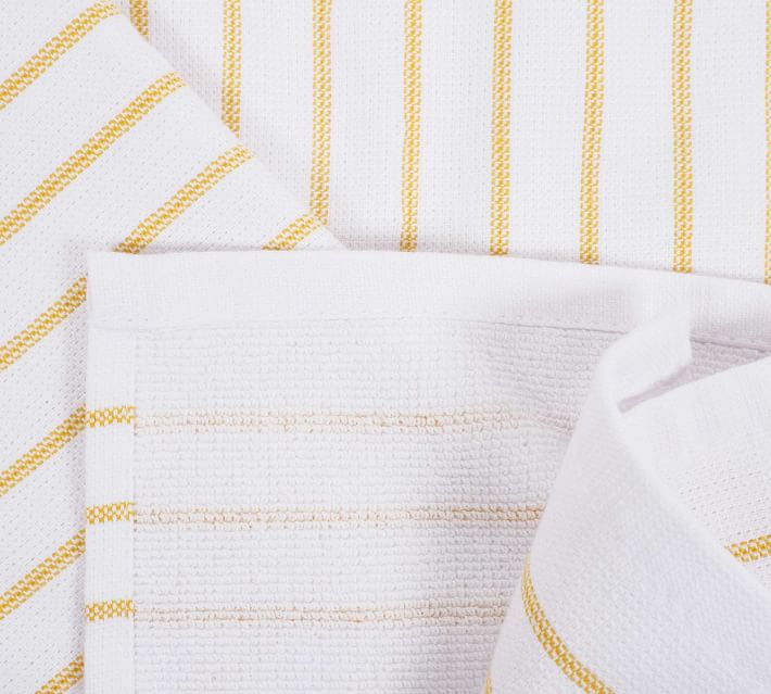 Monaco Washed Cotton Dish Towels - Set of 4