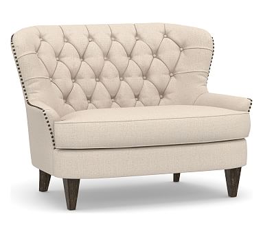 Cardiff Upholstered Settee | Sofas For Small Spaces | Pottery Barn
