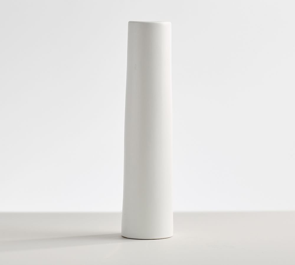 Tall Earthenware Vases - White | Pottery Barn