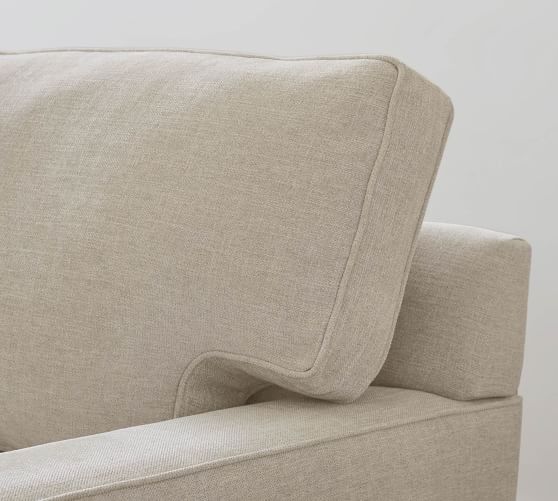 Townsend Square Arm Upholstered Swivel Armchair Pottery Barn