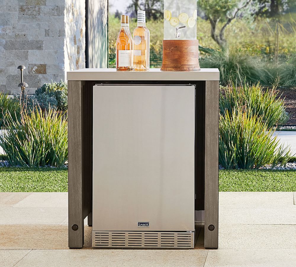 double outdoor fridge