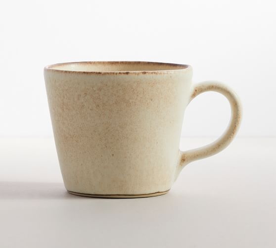 Larkin Reactive Glaze Stoneware Mugs | Pottery Barn