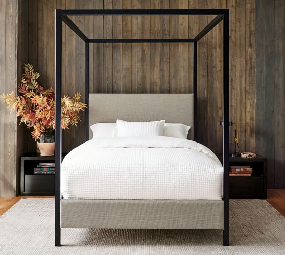 Atwell Metal Canopy Bed | Pottery Barn