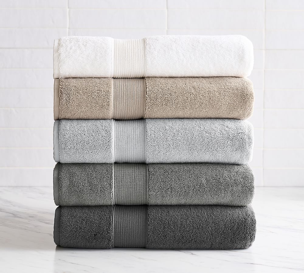 13 x 13 Luxury Spa Bleach Safe Collection Oversized Bath Towel 2 Pack. 100% Organic Cotton Grown, Plush Feel, Woven Fabric, and High-Performance.