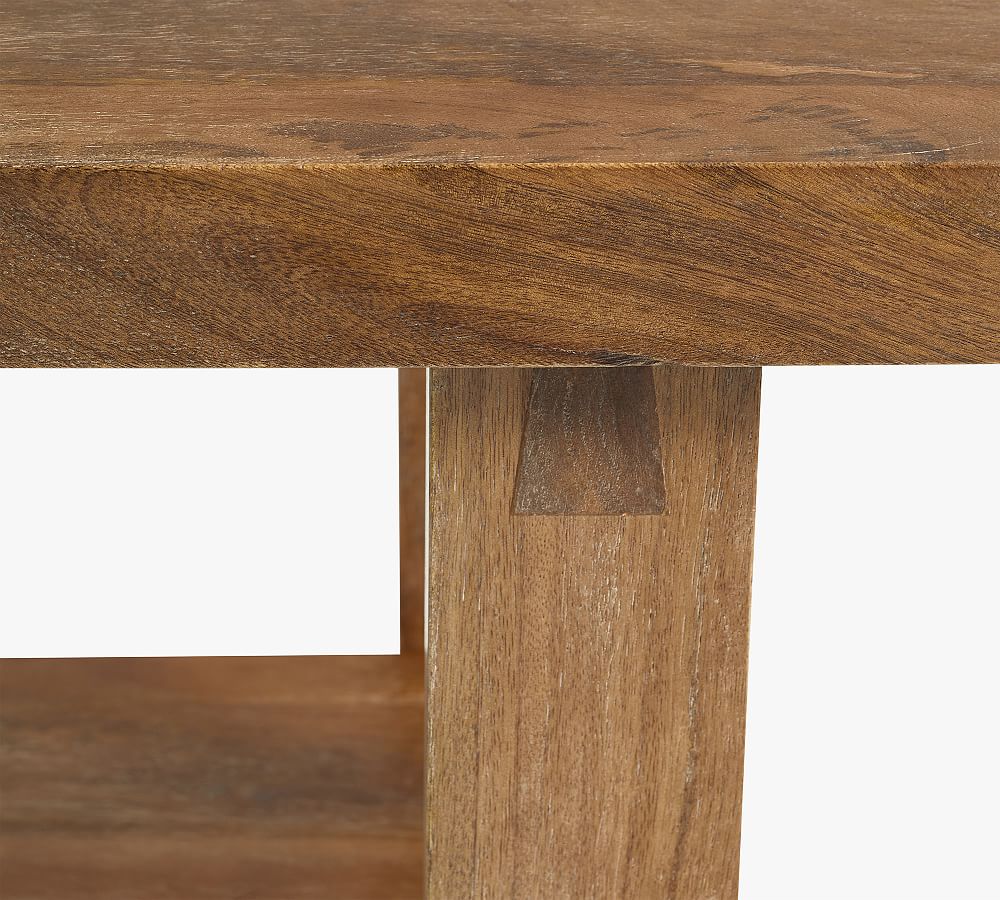 Rectangular Small Table Made of Wood Emone