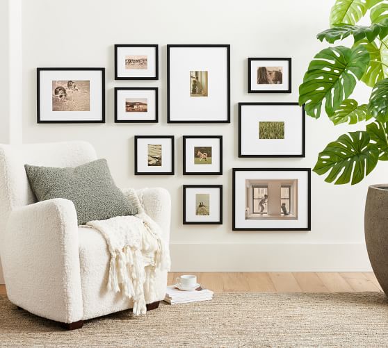 10-Piece Wood Gallery Frame Set | Pottery Barn